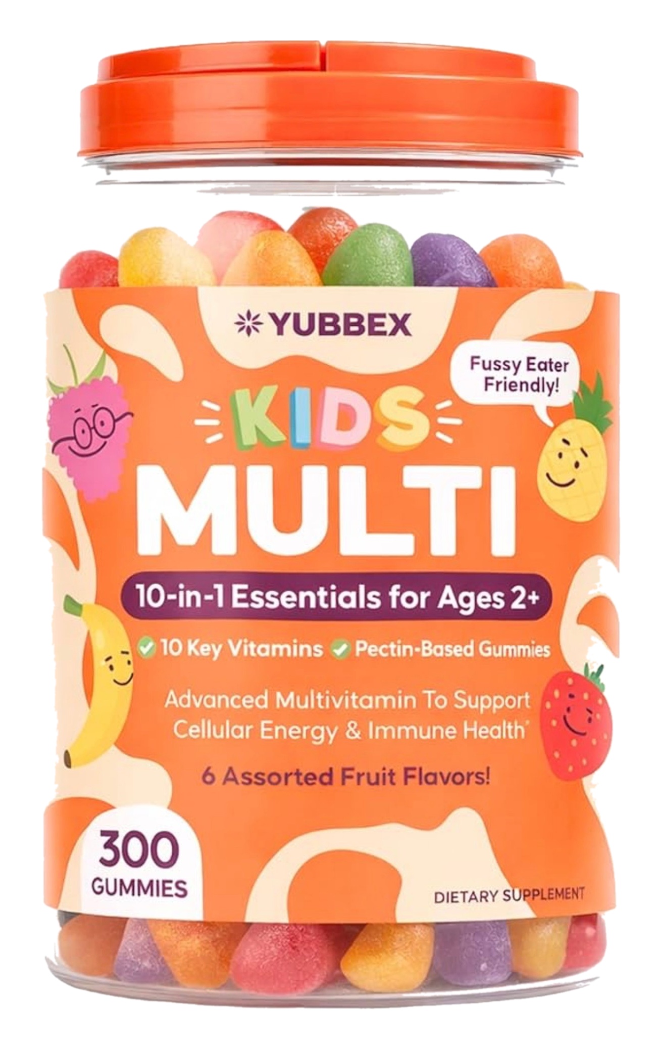 Original YUBBEX Kids Multi bottle with 300 gummies